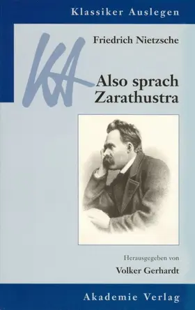 Gerhardt | Friedrich Nietzsche: Also sprach Zarathustra | E-Book | www.sack.de