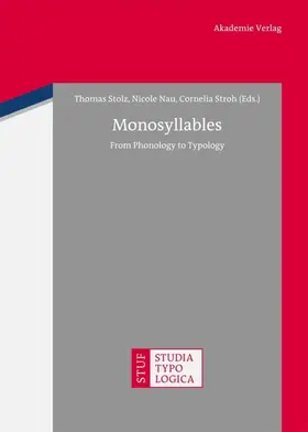 Stolz / Nau / Stroh |  Monosyllables | eBook | Sack Fachmedien