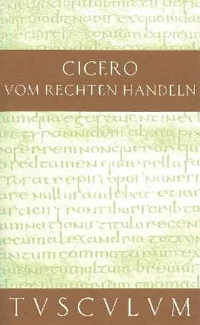Cicero / Büchner |  Vom rechten Handeln | eBook | Sack Fachmedien
