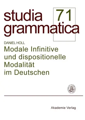Holl | Modale Infinitive und dispositionelle Modalität im Deutschen | E-Book | www.sack.de