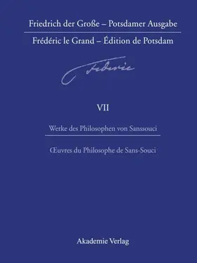 de Senarclens / Overhoff |  Werke des Philosophen von Sanssouci / Oeuvres du Philosophe de Sans-Souci | eBook | Sack Fachmedien