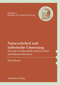 Werner |  Naturwahrheit und ästhetische Umsetzung | Buch |  Sack Fachmedien
