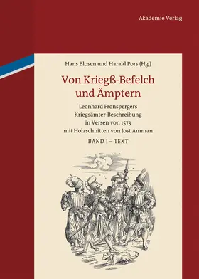 Pors / Blosen |  Von Kriegß-Befelch und Ämptern | Buch |  Sack Fachmedien
