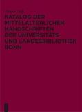 Geiß |  Geiß, J: Katalog der mittelalterlichen Handschriften | Buch |  Sack Fachmedien