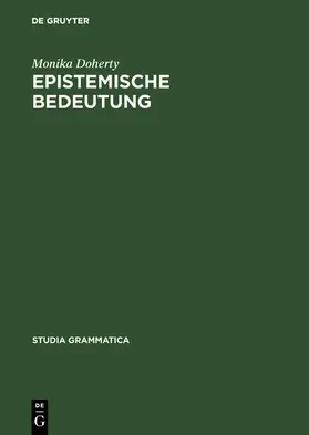 Doherty |  Epistemische Bedeutung | eBook | Sack Fachmedien