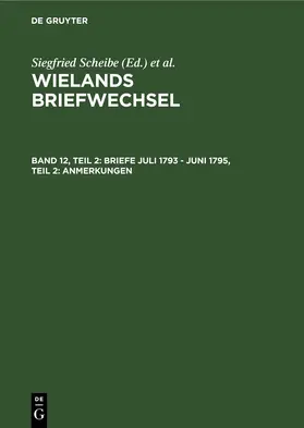 Gerlach |  Briefe Juli 1793 - Juni 1795, Teil 2: Anmerkungen | eBook | Sack Fachmedien