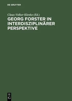 Klenke |  Georg Forster in interdisziplinärer Perspektive | eBook | Sack Fachmedien