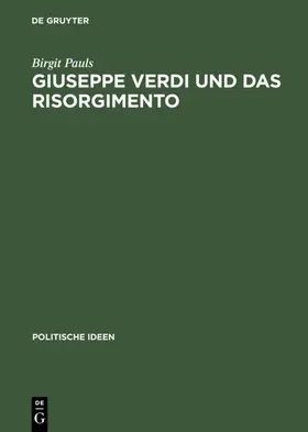 Pauls |  Giuseppe Verdi und das Risorgimento | eBook | Sack Fachmedien