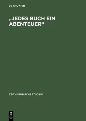 Barck / Langermann / Lokatis |  "Jedes Buch ein Abenteuer" | eBook | Sack Fachmedien