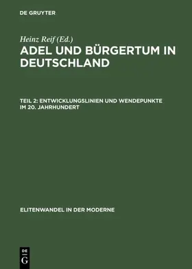 Reif |  Entwicklungslinien und Wendepunkte im 20. Jahrhundert | eBook | Sack Fachmedien