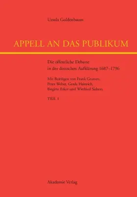 Goldenbaum |  Appell an das Publikum | eBook | Sack Fachmedien