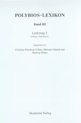 Collatz / Gützlaf / Helms |  (Tolma - ophelimos) | eBook | Sack Fachmedien