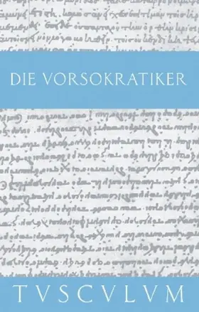 Gemelli Marciano |  Die Vorsokratiker 1 | eBook | Sack Fachmedien