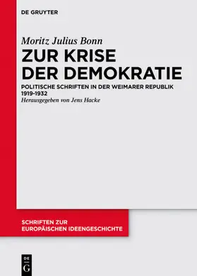 Bonn / Hacke | Zur Krise der Demokratie | E-Book | sack.de