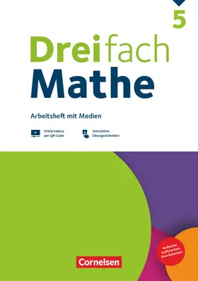 Dreifach Mathe 5. Schuljahr - Zu allen Ausgaben - Arbeitsheft mit Medien und Lösungen | Buch |  Sack Fachmedien