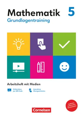  Grundlagentraining Mathematik  5. Schuljahr. Mittlere Schulform - Arbeitsheft mit Medien | Buch |  Sack Fachmedien