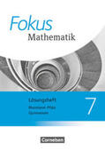 Belthle / Lütticken / Block |  Fokus Mathematik 7. Schuljahr. Lösungen zum Schülerbuch. Gymnasium Rheinland-Pfalz | Buch |  Sack Fachmedien