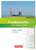 Andreae / Pallack / Benölken |  Fundamente der Mathematik 8. Schuljahr - Gymnasium Sachsen-Anhalt - Schülerbuch | Buch |  Sack Fachmedien