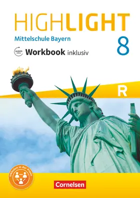 Highlight 8. Jahrgangsstufe - Mittelschule Bayern - Workbook inklusiv mit Audios online | Buch |  Sack Fachmedien