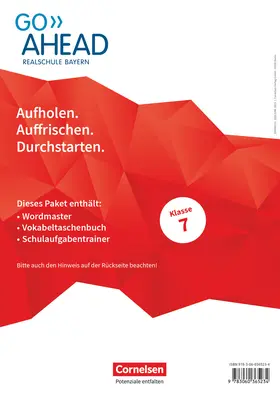  Go Ahead 7. Jahrgangsstufe. Realschule Bayern - Arbeitshefte Wordmaster, Vokabeltaschenbuch und Schulaufgabentrainer (Im Paket) | Buch |  Sack Fachmedien