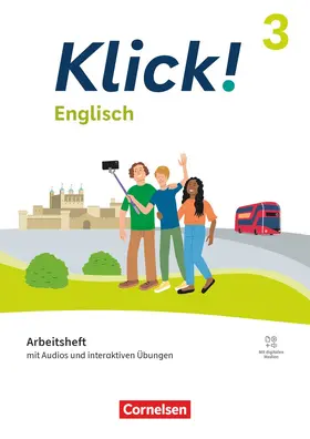 Spengler / Maxwell |  Klick! Band 3: 7. Schuljahr- Englisch - Ausgabe ab 2023 - Arbeitsheft  Audios und interaktiven Übungen | Buch |  Sack Fachmedien