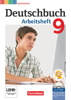 Germann / Schurf / Grunow |  Deutschbuch 9. Schuljahr. Arbeitsheft mit Lösungen und Übungs-CD-ROM Gymnasium | Buch |  Sack Fachmedien