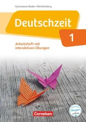 Adams / Gross / Cuntz |  Deutschzeit Band 1: 5. Schuljahr - Baden-Württemberg - Arbeitsheft mit Lösungen und interaktiven Übungen auf scook.de | Buch |  Sack Fachmedien