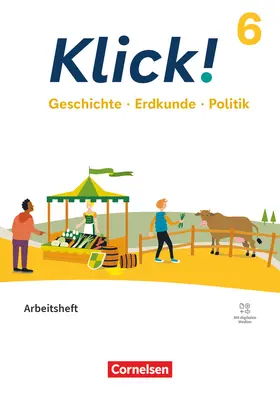 Fink / Humann / Richardy |  Klick! 6. Schuljahr - Geschichte, Erdkunde, Politik - Fachhefte für alle Bundesländer - Ausgabe ab 2024 - Arbeitsheft mit digitalen Medien | Buch |  Sack Fachmedien