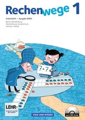 Mirwald / Fuchs / Käpnick |  Rechenwege Nord 1. Schuljahr. Arbeitsheft | Buch |  Sack Fachmedien