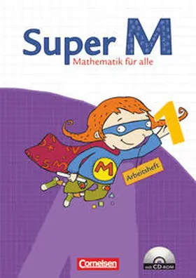 Braun / Hütten / Manten |  Super M 1. Schuljahr. Arbeitsheft mit CD-ROM | Buch |  Sack Fachmedien