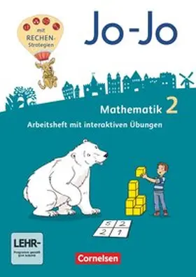 Becherer / Gmeiner / Schulz |  Jo-Jo Mathematik  2. Schuljahr - Allgemeine Ausgabe 2018 - Arbeitsheft mit interaktiven Übungen auf scook.de und CD-ROM | Buch |  Sack Fachmedien