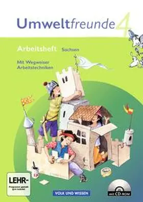 Arnold / Ehrich / Jäger |  Umweltfreunde - Sachsen - Bisherige Ausgabe / 4. Schuljahr - Arbeitsheft mit Wegweiser Arbeitstechniken und CD-ROM | Buch |  Sack Fachmedien