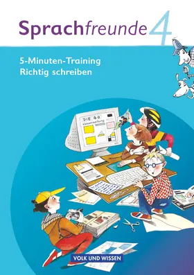 Junghänel |  Sprachfreunde 4. Schuljahr. 5-Minuten Training "Richtig schreiben". Ausgabe Nord/Süd. Arbeitsheft | Buch |  Sack Fachmedien