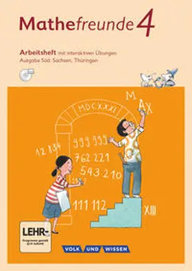 Elsner / Wallis / Fiedler |  Mathefreunde 4. Schuljahr - Süd - Arbeitsheft mit interaktiven Übungen auf scook.de | Buch |  Sack Fachmedien
