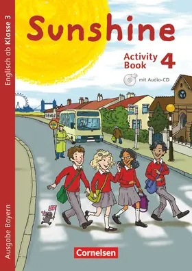 Beattie / Schröder / Keller |  Sunshine 4. Jahrgangsstufe. Activity Book mit Audio-CD, Minibildkarten und Faltbox. Bayern | Buch |  Sack Fachmedien