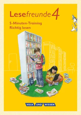 Hoppe |  Lesefreunde. 4. Schuljahr - 5-Minuten-Training "Richtig lesen" - Östliche Bundesländer und Berlin | Buch |  Sack Fachmedien