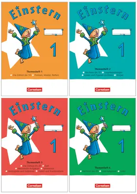  Einstern Mathematik 01. Themenhefte 1-4. Diagnoseheft und Kartonbeilagen im Paket | Buch |  Sack Fachmedien