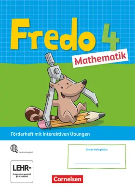  Fredo Mathematik 4. Schuljahr. Ausgabe A - Förderheft mit interaktiven Übungen online | Buch |  Sack Fachmedien