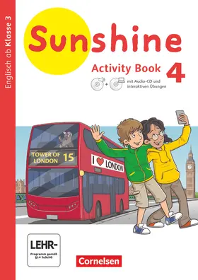 Beattie / Bensmann / Sussex |  Sunshine 4. Schuljahr - Baden-Württemberg, Hessen, Niedersachsen - Activity Book mit interaktiven Übungen online | Buch |  Sack Fachmedien