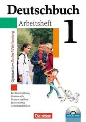 Fingerhut / Diehm / Schurf |  Deutschbuch Gymnasium 01. 5. Schuljahr. Arbeitsheft mit Lösungen und CD-ROM. Baden-Württemberg | Buch |  Sack Fachmedien