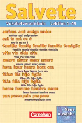 Blank / Althoff / Bertram |  Salvete 1 und 2. Neue Ausgabe. Vokabelverzeichnis | Buch |  Sack Fachmedien