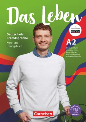 Kuhn / Funk / Nielsen |  Das Leben A2: Gesamtband - Kurs- und Übungsbuch mit interaktiven Übungen auf scook.de | Buch |  Sack Fachmedien