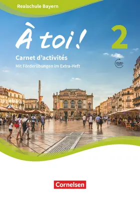 Héloury / Jorißen |  À toi ! Band 2 - Bayern - Carnet d'activités mit Audios online und eingelegtem Förderheft | Buch |  Sack Fachmedien