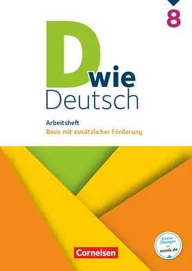 Grünes |  D wie Deutsch 8. Schuljahr. Arbeitsheft mit Lösungen | Buch |  Sack Fachmedien