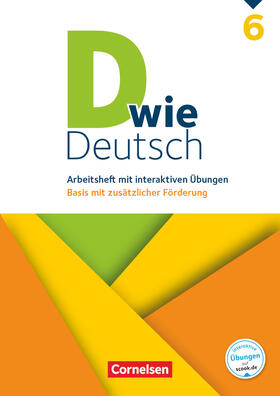 Deters / Braun / Hallmann |  D wie Deutsch 6. Schuljahr - Arbeitsheft mit interaktiven Übungen auf scook.de | Buch |  Sack Fachmedien