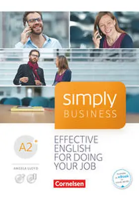 Lloyd |  Simply Business A2+ - Coursebook mit Audio-CD und Video-DVD | Buch |  Sack Fachmedien