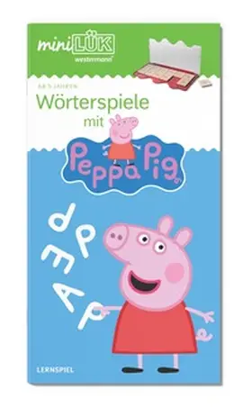 Bierwald |  miniLÜK. Kindergarten/Vorschule Wörterspiele mit Peppa Pig | Buch |  Sack Fachmedien
