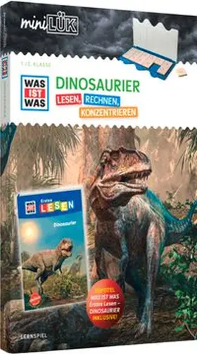 miniLÜK-Set. WAS IST WAS Dinosaurier Lesen+Rechnen 1. Klasse | Buch | 978-3-07-244875-8 | www.sack.de