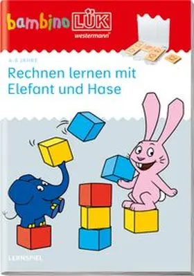Bierwald |  bambinoLÜK. Vorschule. Erstes Rechnen mit Elefant und Hase. 4/5/6 Jahre | Buch |  Sack Fachmedien