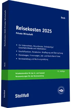 Deck |  Reisekosten - online | Datenbank |  Sack Fachmedien